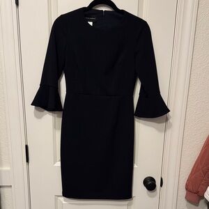 Donna Morgan Black 3/4 Sleeve Dress